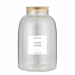 
                
                    Load image into Gallery viewer, Large Bamboo Lid Jar 3.1l
                
            